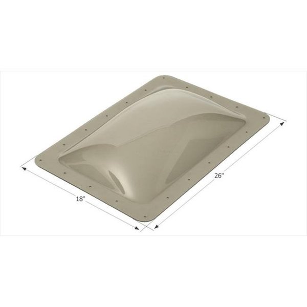 Bri-Rus Spec BRI-RUS SPEC SL1422S 14 x 22 In. Skylight; Smoke B1G-SL1422S